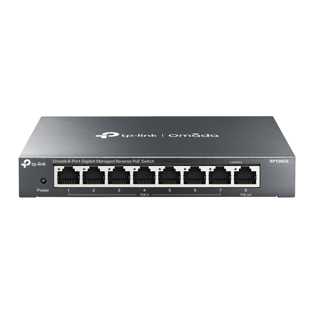 TP-Link TL-RP108GE 8-Port Gigabit Managed Reverse PoE Switch