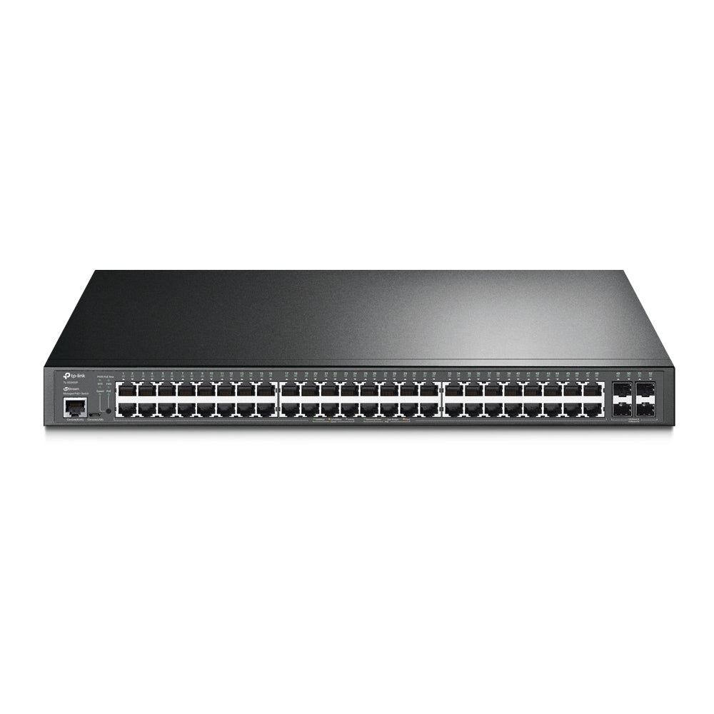 TP-Link TL-SG3452P 52-Port Gigabit L2+ Managed Switch with 48 PoE+ Ports