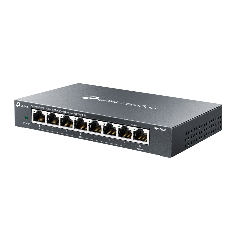 TP-Link TL-RP108GE 8-Port Gigabit Managed Reverse PoE Switch