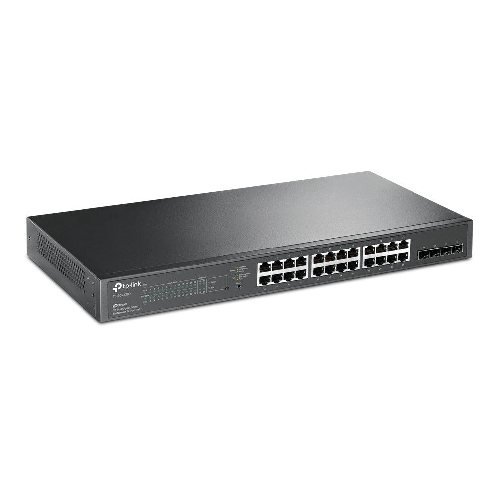 TP-Link TL-SG2428P JetStream 28-Port Gigabit Smart PoE Switch