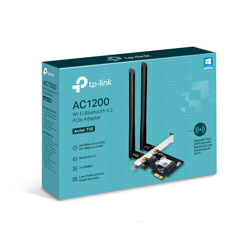 TP-Link Archer T5E AC1200 Wi-Fi Bluetooth 4.2 PCI Express Adapter