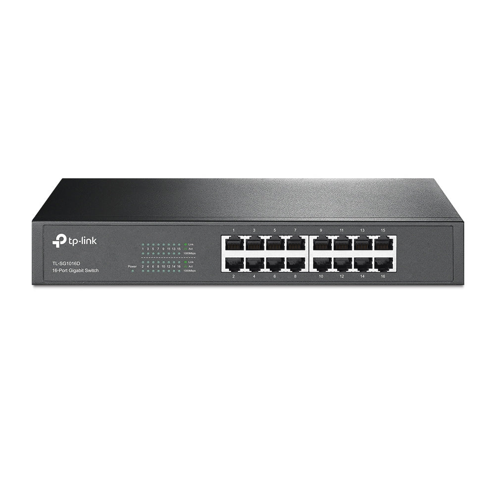 TP-Link TL-SG1016D 16-Port Gigabit Desktop/Rackmount Switch
