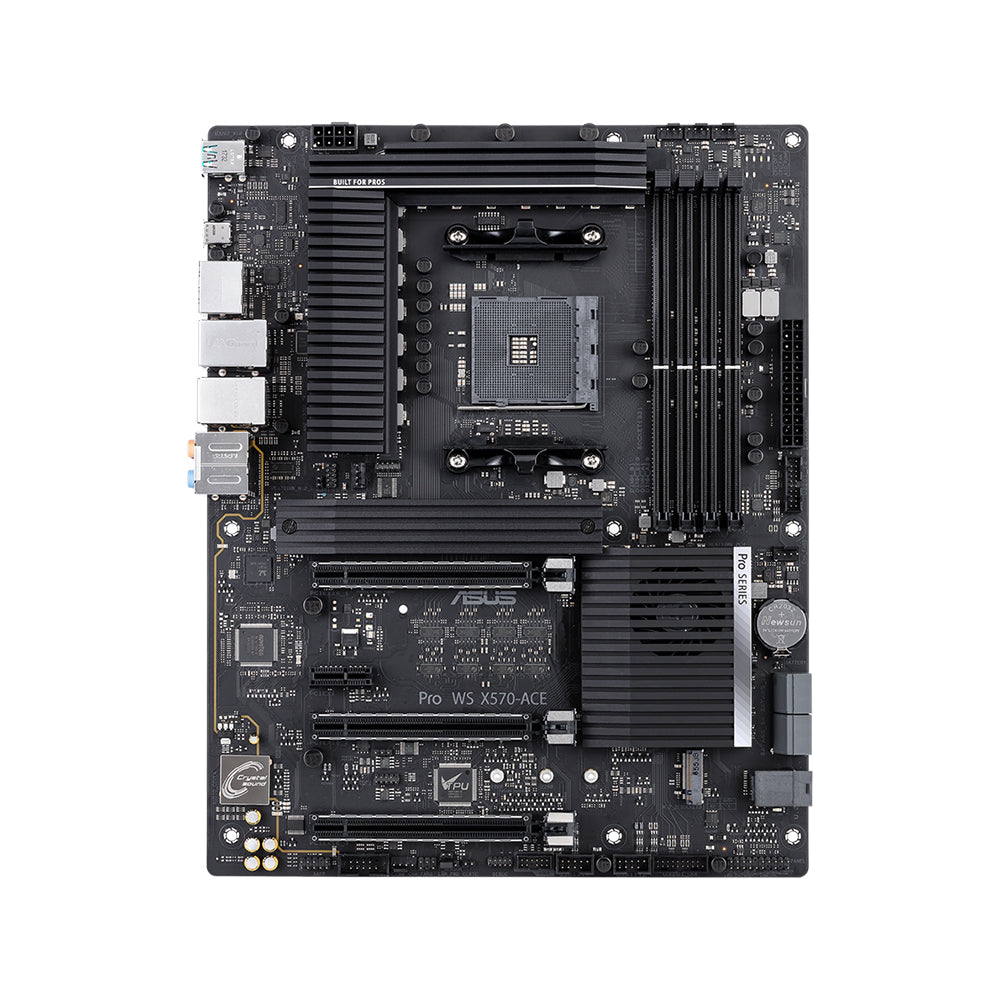 ASUS Pro WS X570-ACE Workstation Motherboard - AM4, AMD X570, DDR4, PCIe 4.0, Dual M.2, Wi-Fi