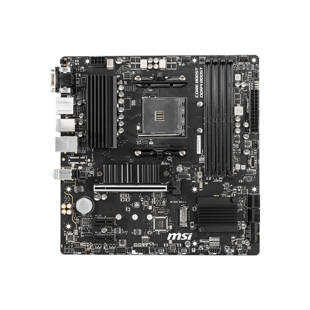 MSI B550M PRO-VDH Motherboard - AM4, DDR4, PCIe 4.0, Micro-ATX