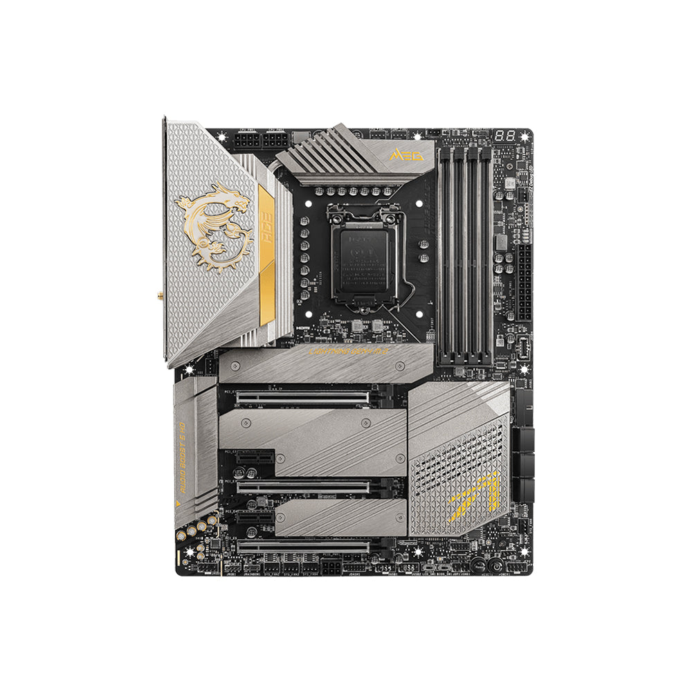 MSI MEG Z590 ACE GOLD EDITION Motherboard - LGA 1200, DDR4, PCIe 4.0, ATX