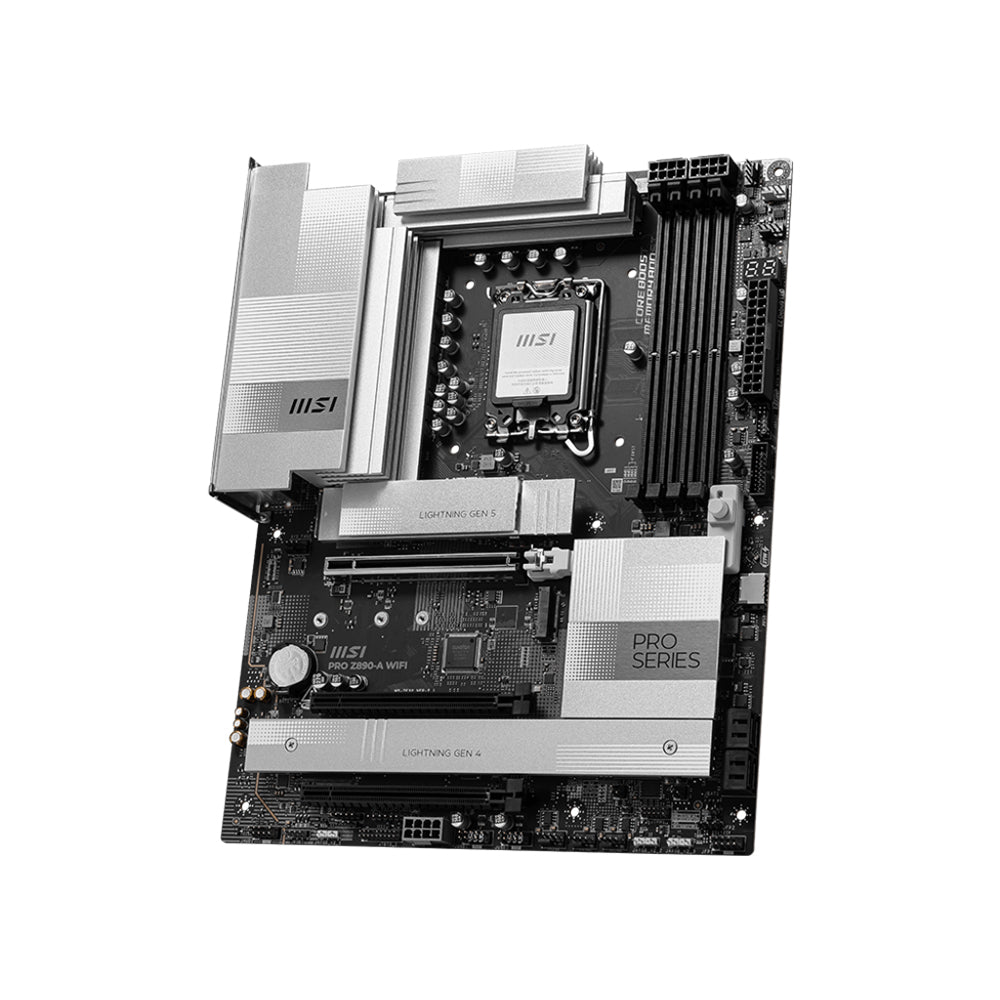 MSI PRO Z890-A WIFI Motherboard - LGA 1851, DDR5, PCIe 5.0, ATX