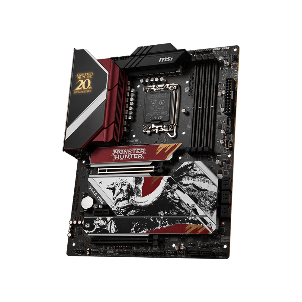MSI MPG Z790 EDGE MONSTER HUNTER EDITION Motherboard - LGA 1700, DDR5, PCIe 5.0, ATX