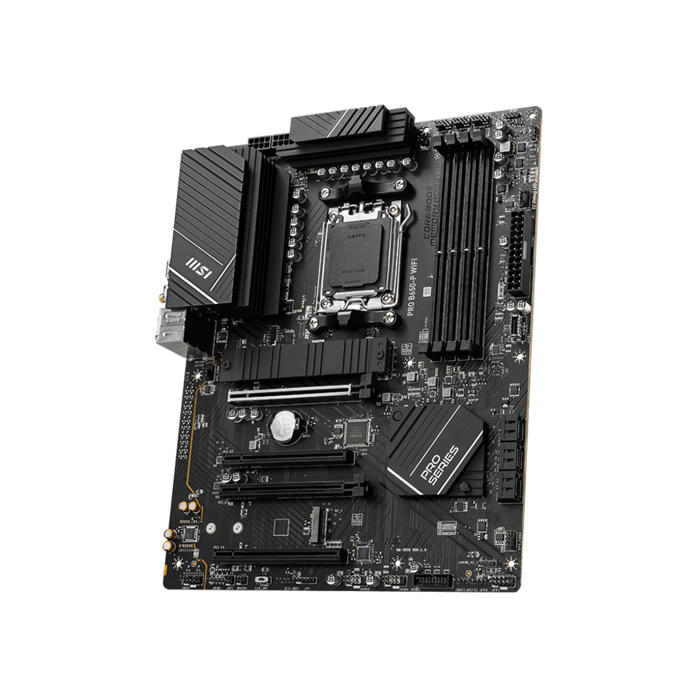 MSI PRO B650-P WIFI Motherboard - AM5, DDR5, PCIe 4.0, ATX