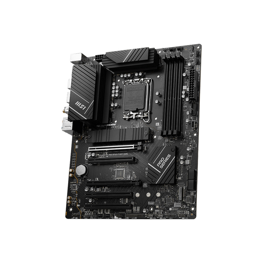 MSI PRO B760-P WIFI DDR4 Motherboard - LGA 1700, DDR4, PCIe 4.0, ATX