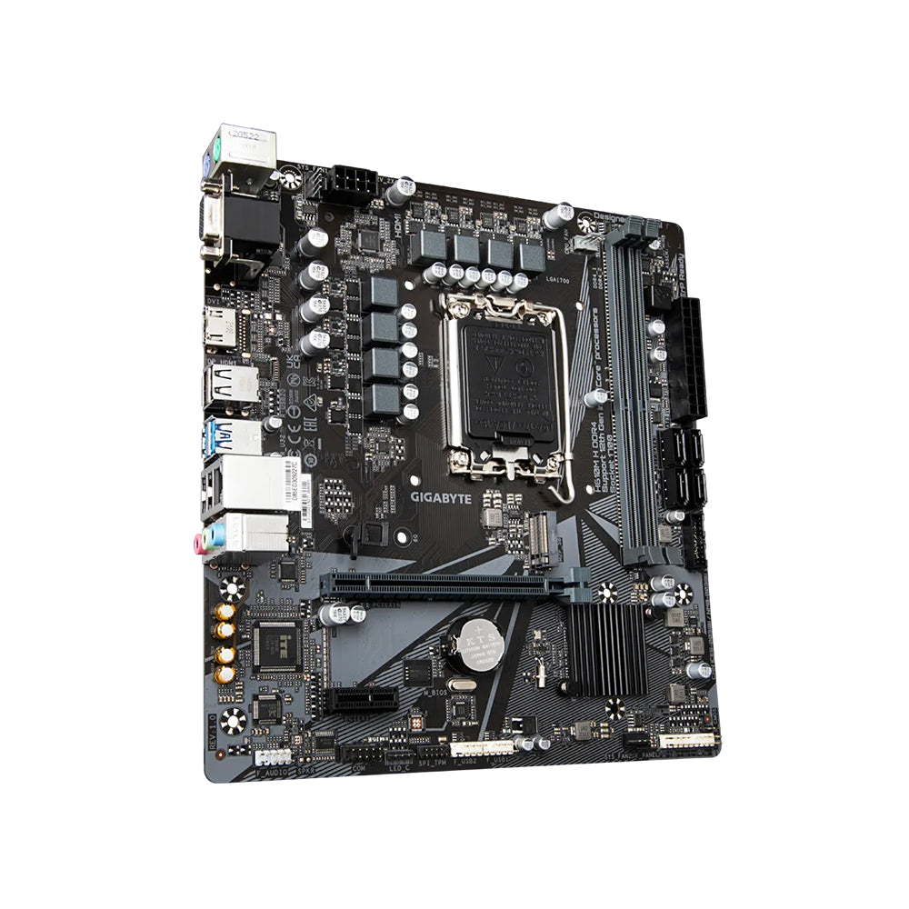 Gigabyte H610M H DDR4 (rev. 1.0) Motherboard - LGA 1700, Intel H610, DDR4, Micro ATX
