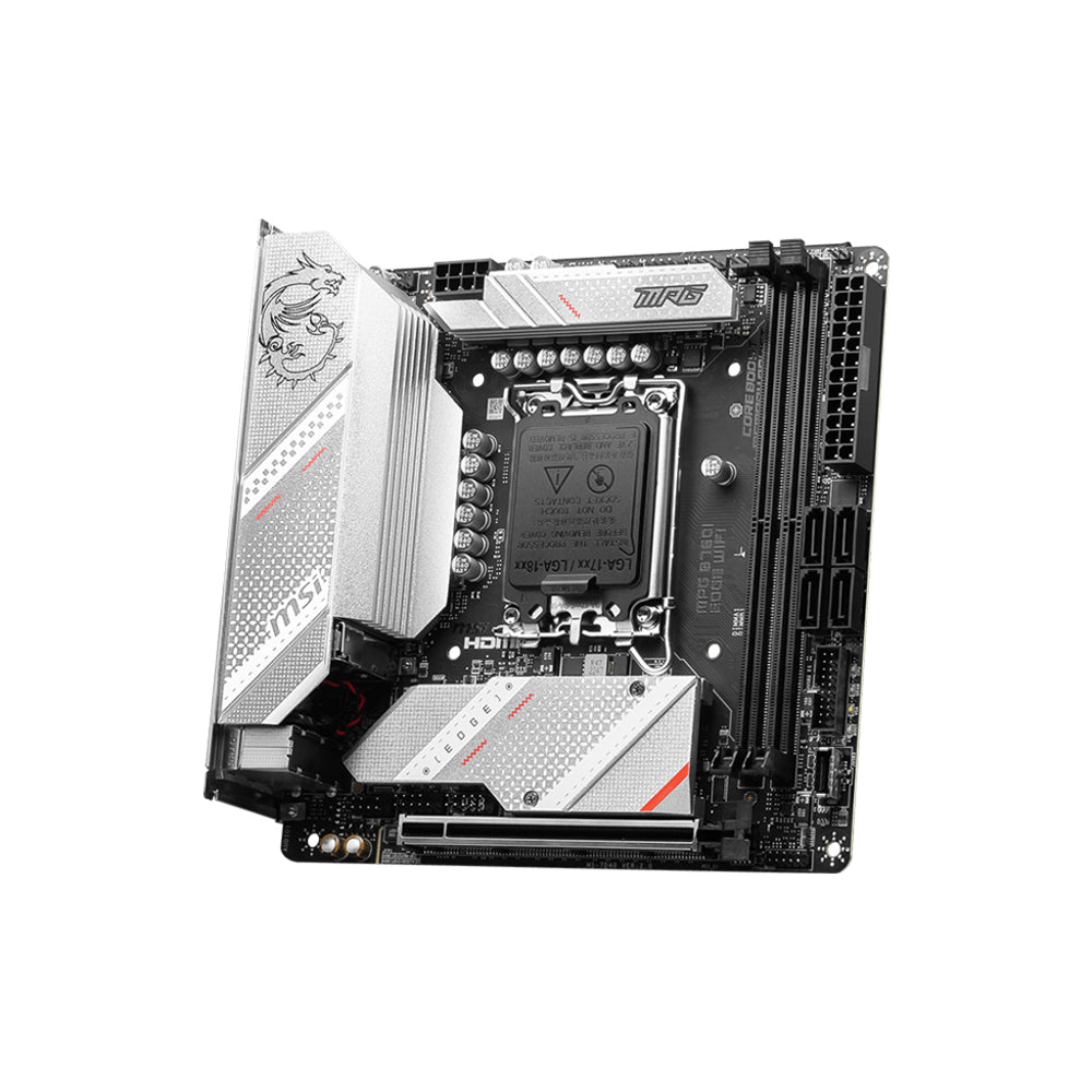 MSI MPG B760I EDGE WIFI Motherboard - LGA 1700, DDR5, PCIe 5.0, Mini-ITX