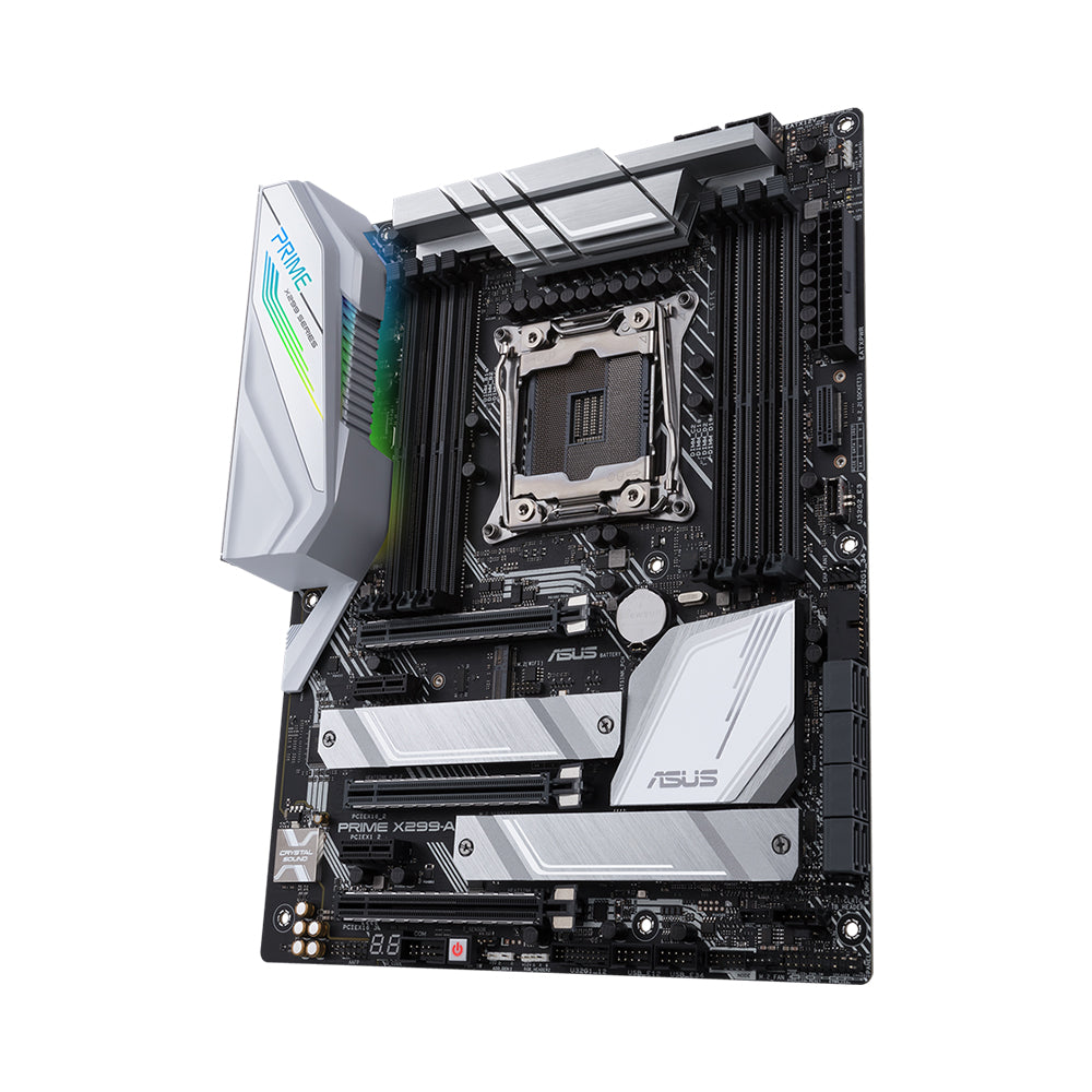 ASUS PRIME X299-A II ATX Motherboard - LGA 2066, Intel X299, DDR4, PCIe 3.0, Dual M.2, USB 3.2 Gen 2