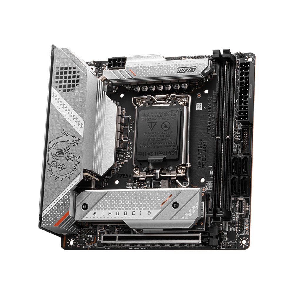 MSI MPG Z790I EDGE WIFI Motherboard - LGA 1700, DDR5, PCIe 5.0, Mini-ITX