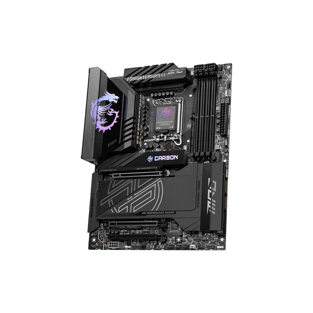 MSI MPG Z890 CARBON WIFI Motherboard - LGA 1851, DDR5, PCIe 5.0, ATX