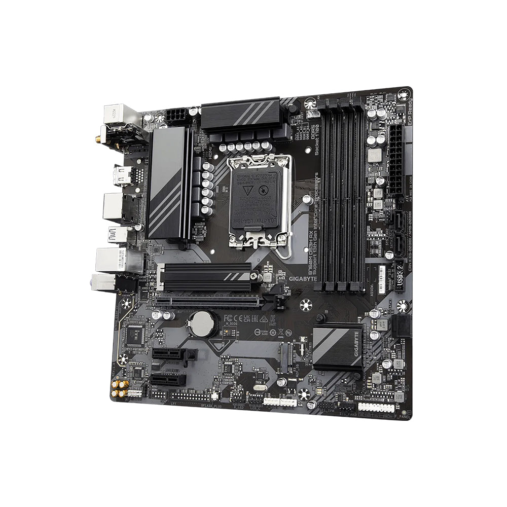 Gigabyte B760M DS3H AX DDR5 Motherboard - LGA 1700, Intel B760, DDR5, Micro ATX