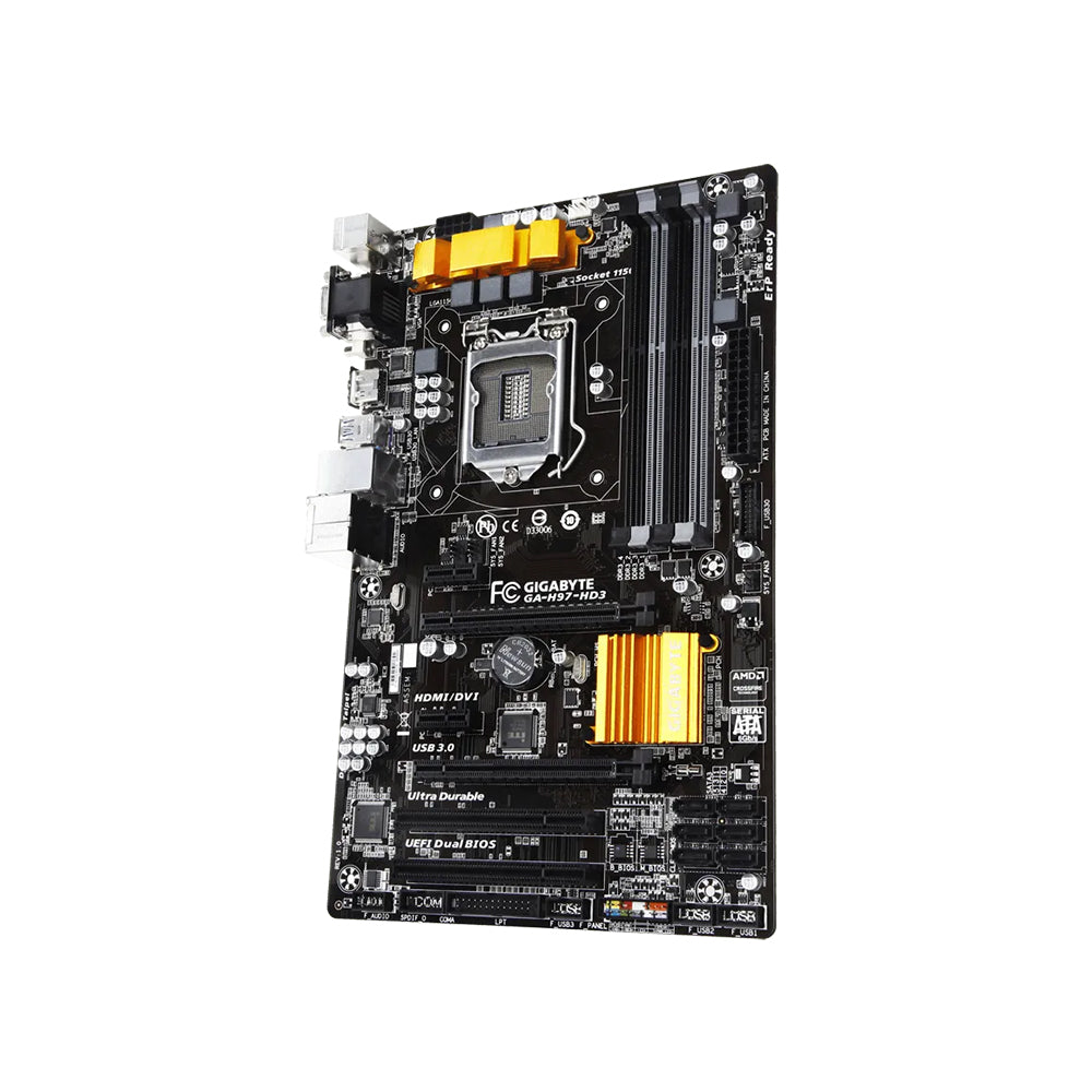 Gigabyte GA-H97-HD3 (rev. 1.0) Motherboard - LGA 1150, Intel H97, DDR3, ATX