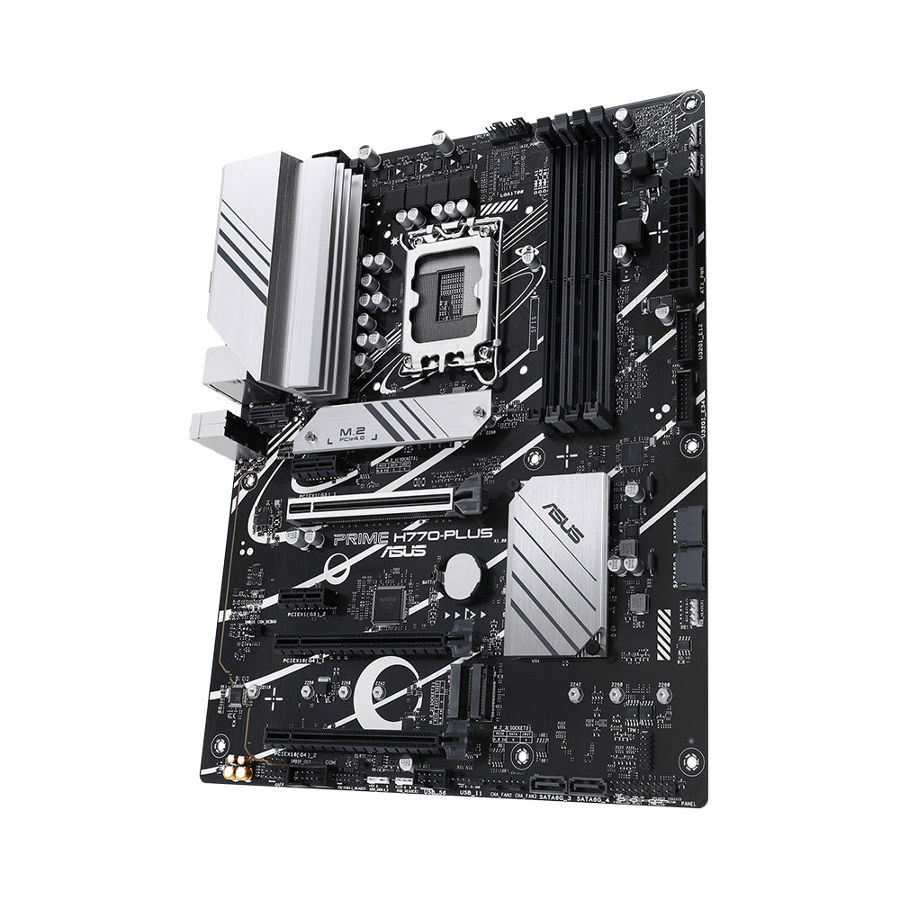 ASUS PRIME H770-PLUS ATX Motherboard - LGA 1700, Intel H770, DDR5, PCIe 5.0, 2.5 GbE LAN