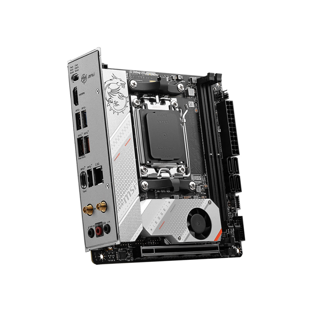MSI MPG B650I EDGE WIFI Motherboard - AM5, DDR5, PCIe 4.0, Mini-ITX