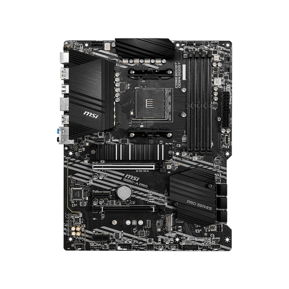 MSI B550-A PRO Motherboard - AM4, DDR4, PCIe 4.0, ATX