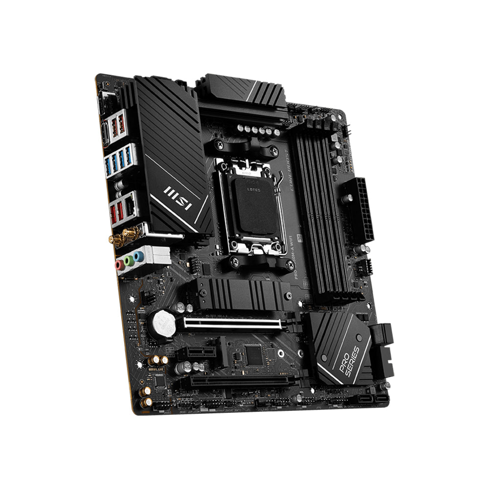 MSI PRO B650M-A WIFI Motherboard - AM5, DDR5, PCIe 4.0, Micro-ATX