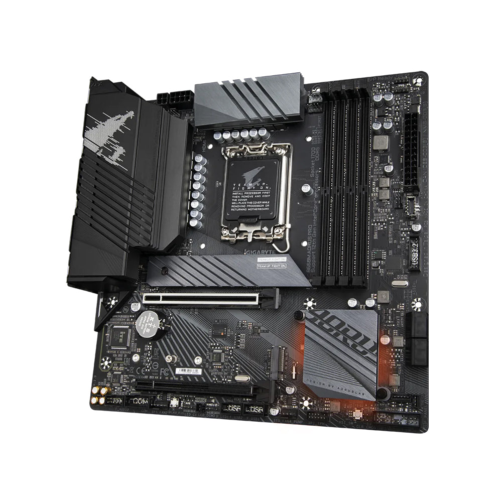 Gigabyte B660M AORUS PRO DDR5 Motherboard - LGA 1700, Intel B660, DDR5, Micro ATX