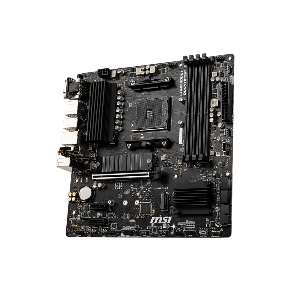 MSI B550M PRO-VDH WIFI Motherboard - AM4, DDR4, PCIe 4.0, Micro-ATX