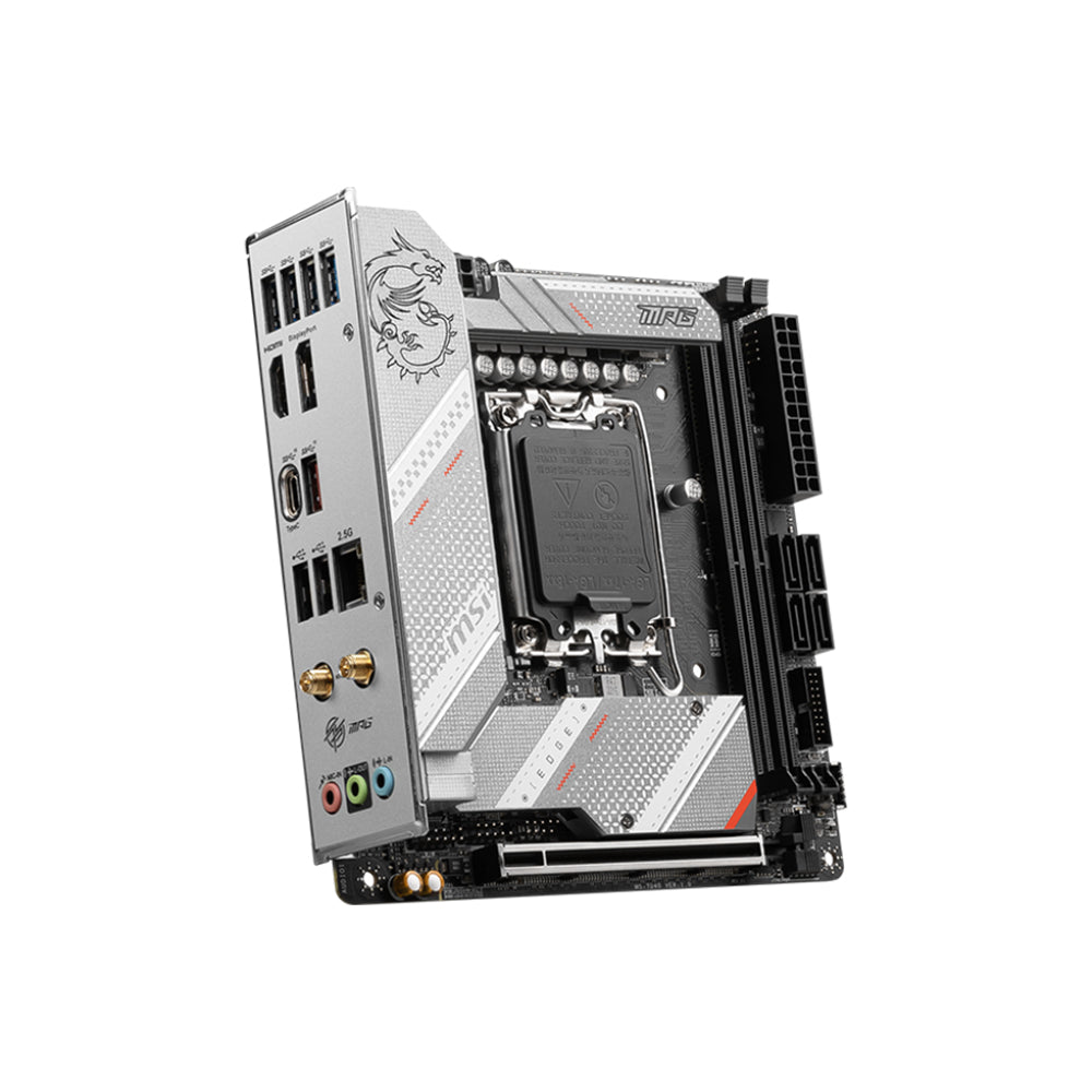 MSI MPG B760I EDGE WIFI DDR4 Motherboard - LGA 1700, DDR4, PCIe 5.0, Mini-ITX