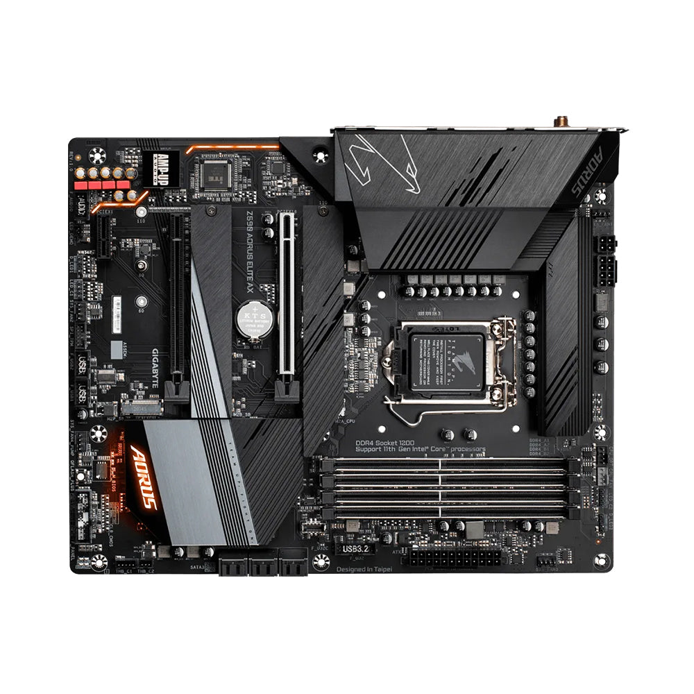 Gigabyte Z590 AORUS ELITE AX Motherboard - LGA 1200, Intel Z590, DDR4, ATX