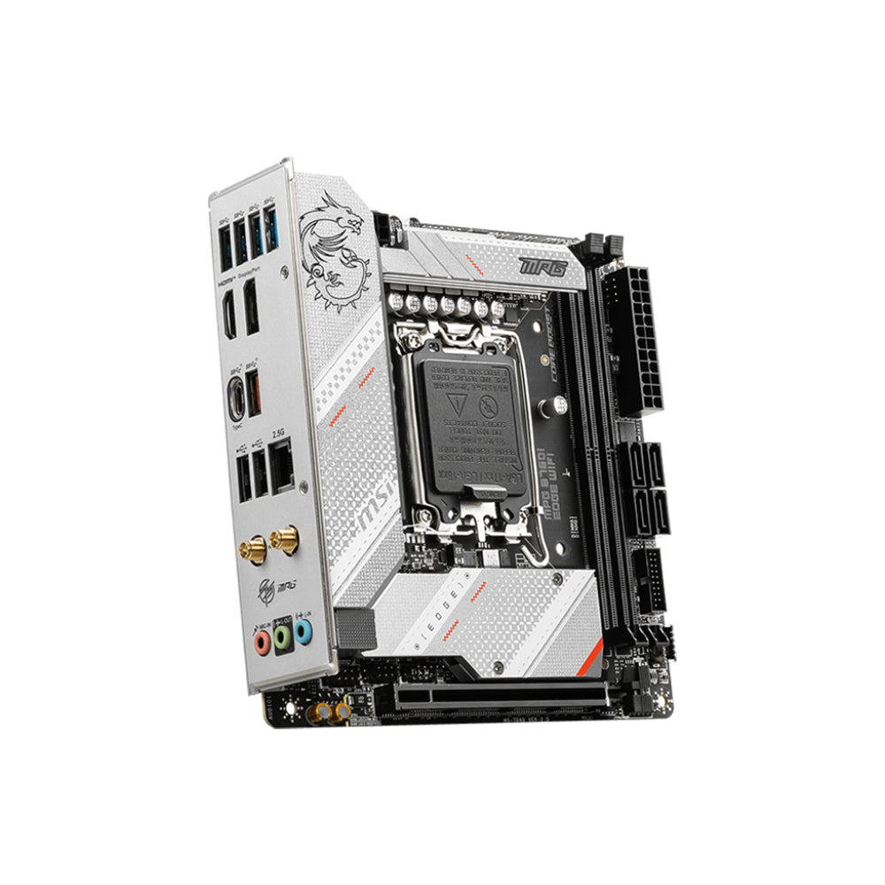 MSI MPG B760I EDGE WIFI Motherboard - LGA 1700, DDR5, PCIe 5.0, Mini-ITX