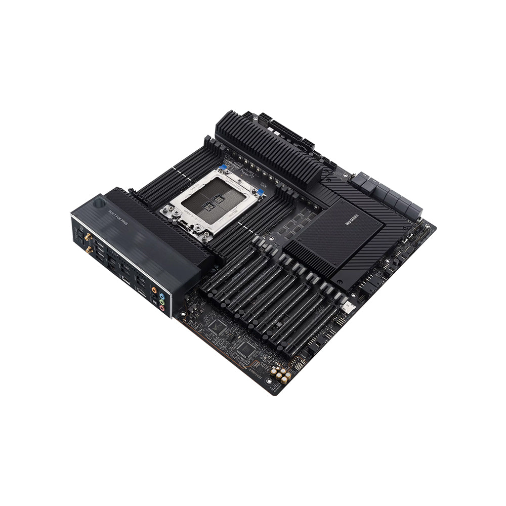 ASUS Pro WS WRX80E-SAGE SE WIFI Motherboard - sWRX8, AMD WRX80, DDR4, PCIe 4.0, Dual 10G LAN