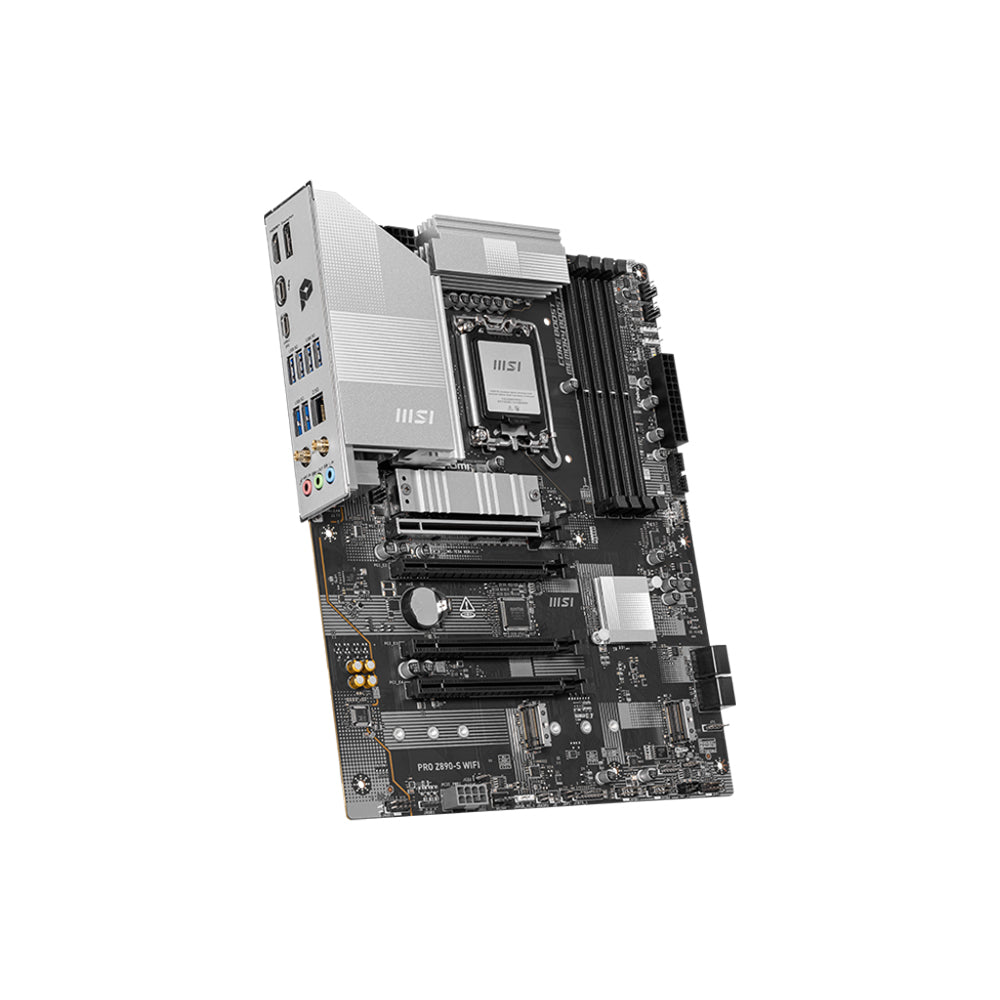 MSI PRO Z890-S WIFI Motherboard - LGA 1851, DDR5, PCIe 5.0, ATX