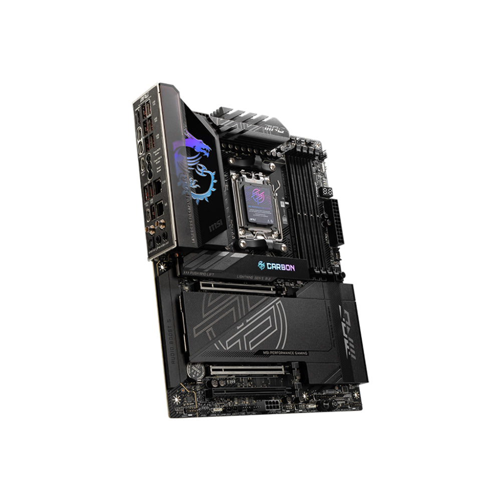 MSI MPG X870E CARBON WIFI Motherboard - AM5, DDR5, PCIe 5.0, ATX
