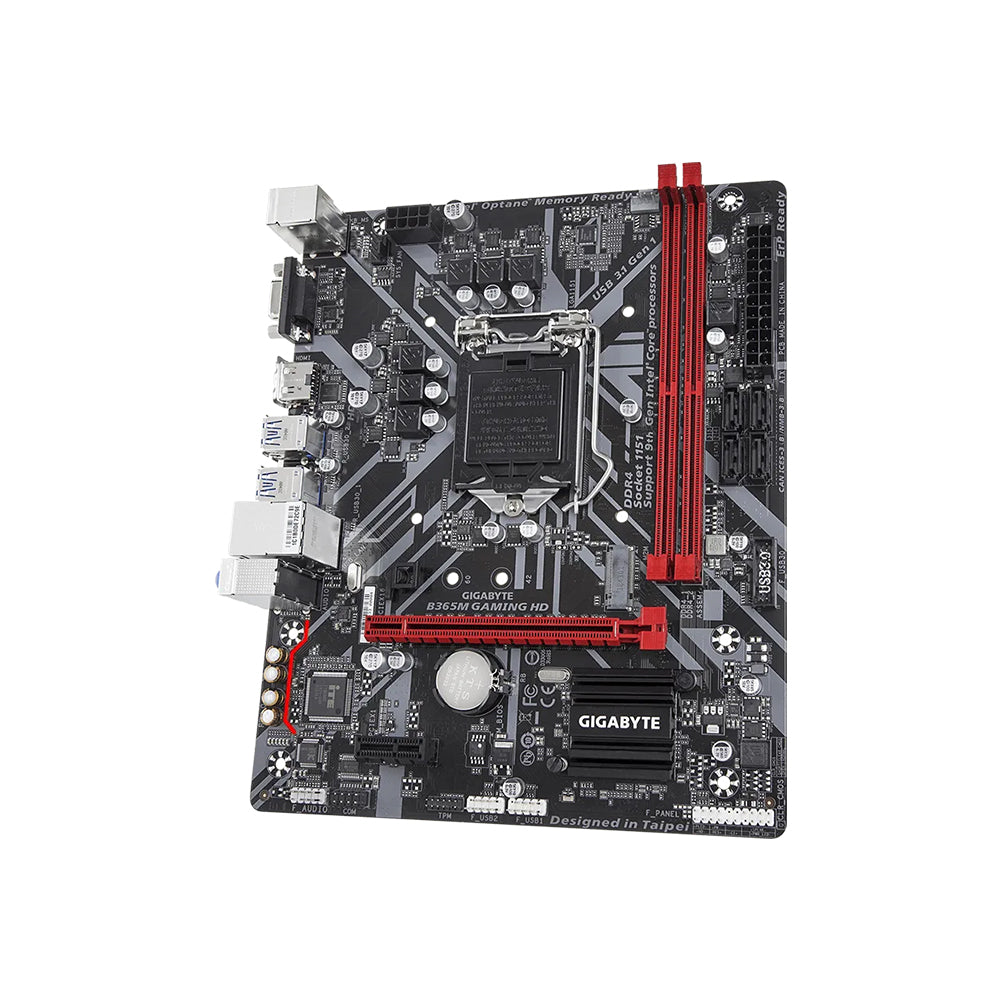 Gigabyte B365M GAMING HD Motherboard - LGA 1151, Intel B365, DDR4, Micro ATX