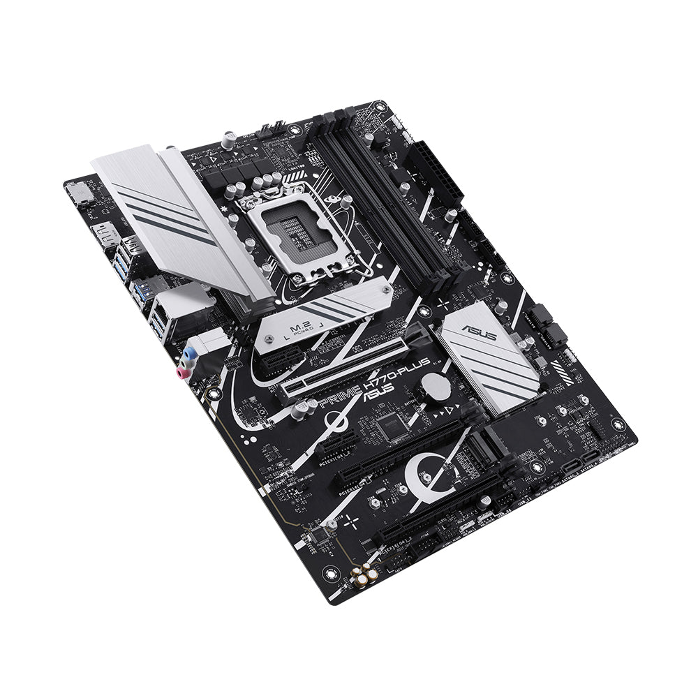 ASUS PRIME H770-PLUS ATX Motherboard - LGA 1700, Intel H770, DDR5, PCIe 5.0, 2.5 GbE LAN