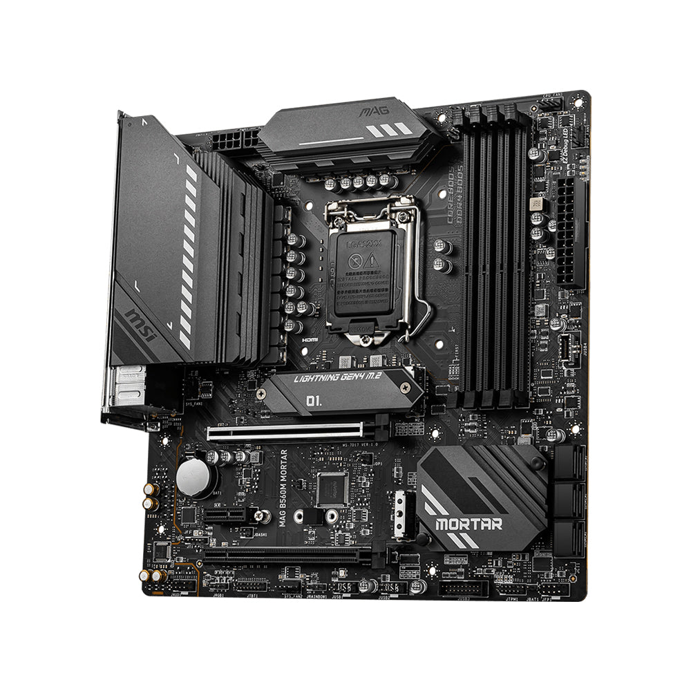 MSI MAG B560M Mortar Wi-Fi Motherboard - Micro-ATX, LGA 1200, DDR4, PCIe 4.0