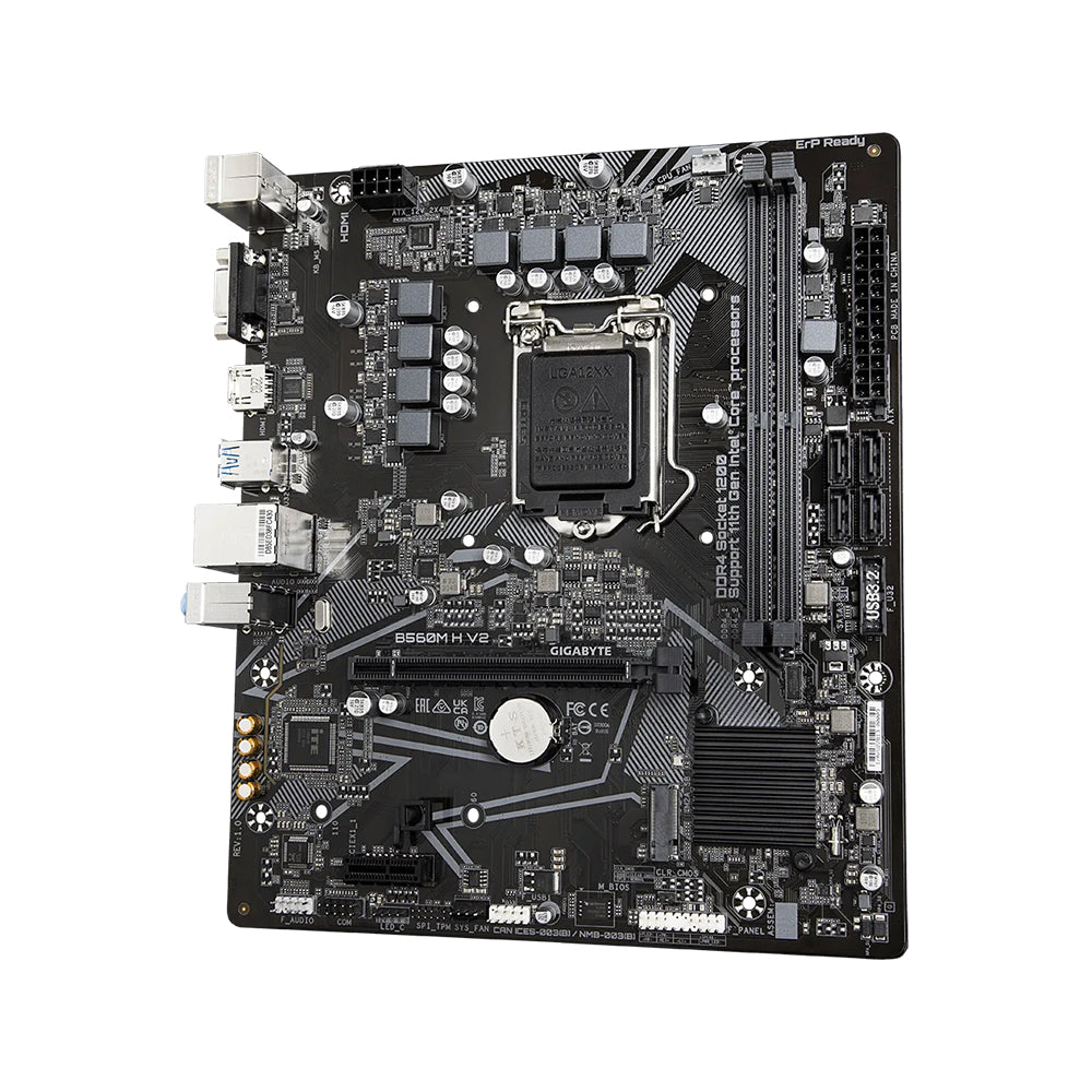 Gigabyte B560M H V2 Motherboard - LGA 1200, Intel B560, DDR4, Micro ATX