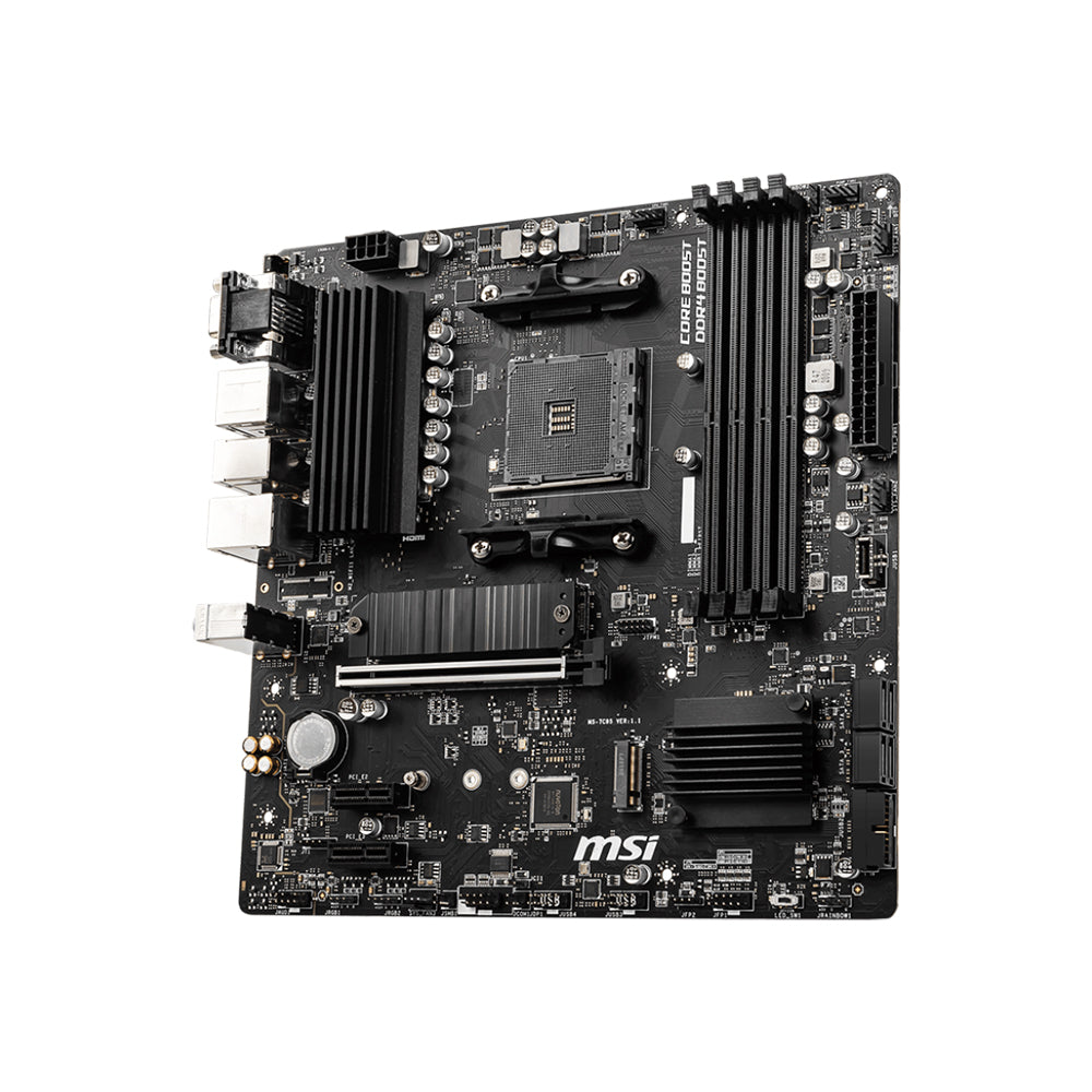 MSI B550M PRO-VDH Motherboard - AM4, DDR4, PCIe 4.0, Micro-ATX