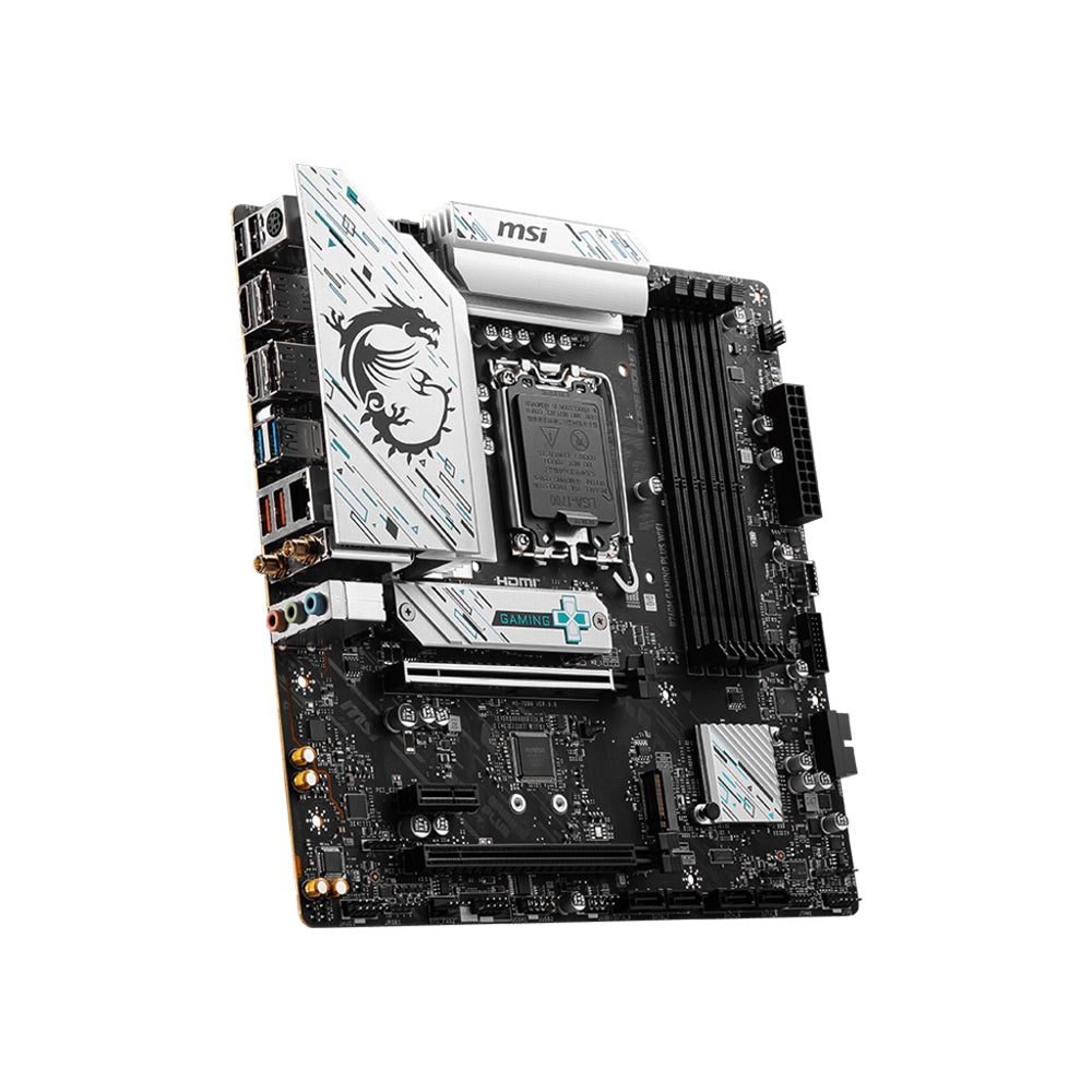 MSI B760M Gaming Plus WIFI Motherboard - DDR5, LGA 1700, High-Speed Connectivity