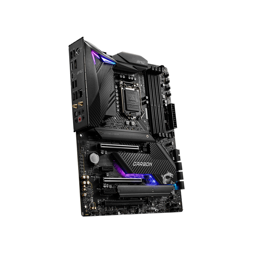 MSI MPG Z490 GAMING CARBON WIFI Motherboard - LGA 1200, DDR4, PCIe 3.0, ATX
