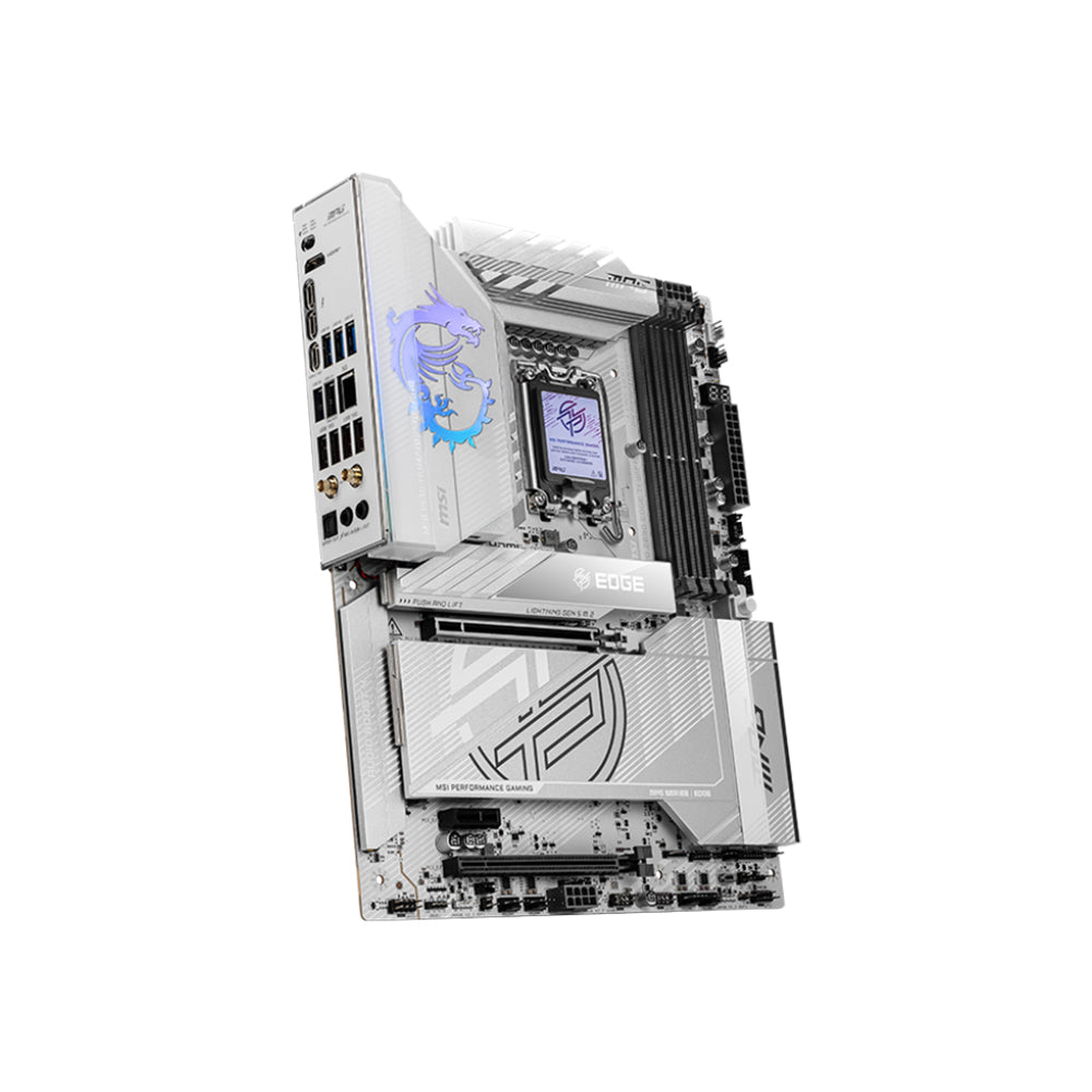 MSI MPG Z890 EDGE TI WIFI Motherboard - LGA 1851, DDR5, PCIe 5.0, ATX