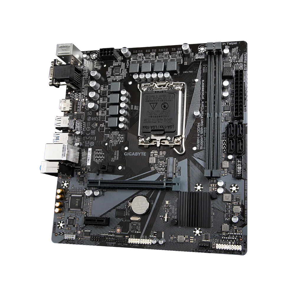 Gigabyte H610M H DDR4 (rev. 1.0) Motherboard - LGA 1700, Intel H610, DDR4, Micro ATX