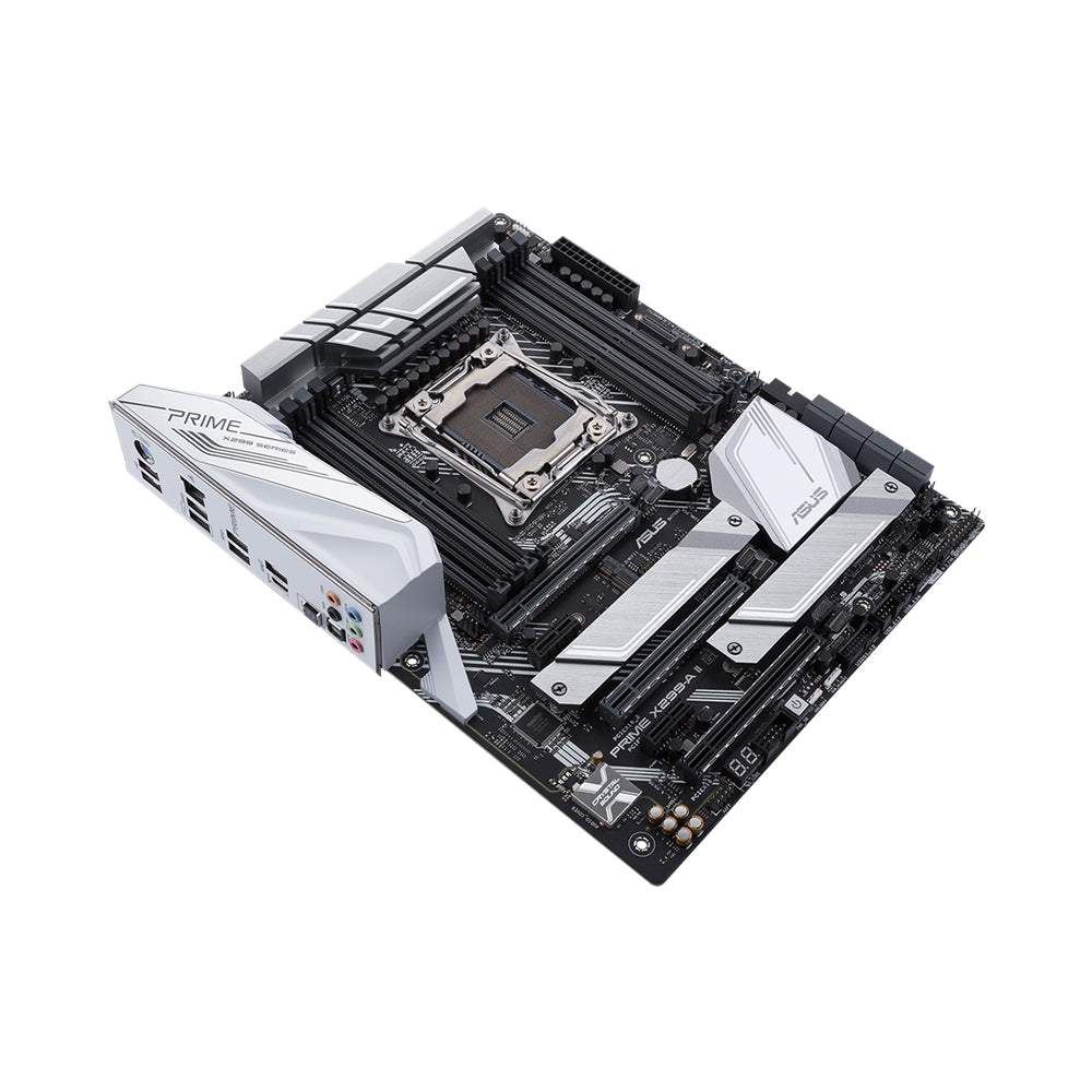ASUS PRIME X299-A II ATX Motherboard - LGA 2066, Intel X299, DDR4, PCIe 3.0, Dual M.2, USB 3.2 Gen 2