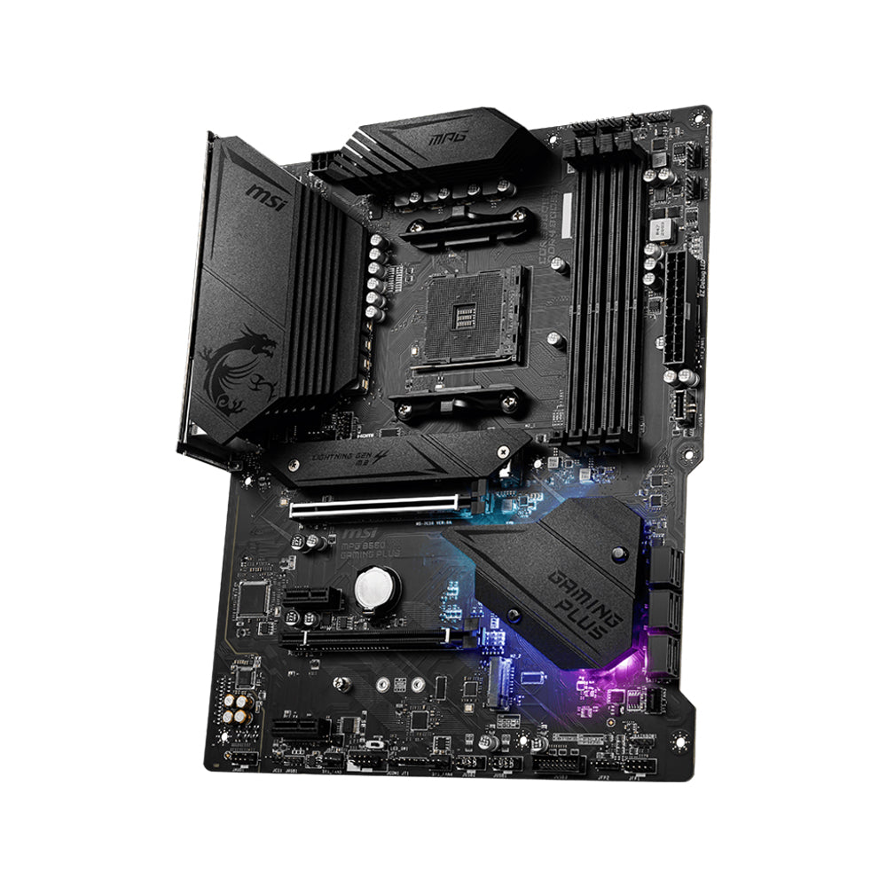 MSI MPG B550 GAMING PLUS Motherboard - AM4, DDR4, PCIe 4.0, ATX