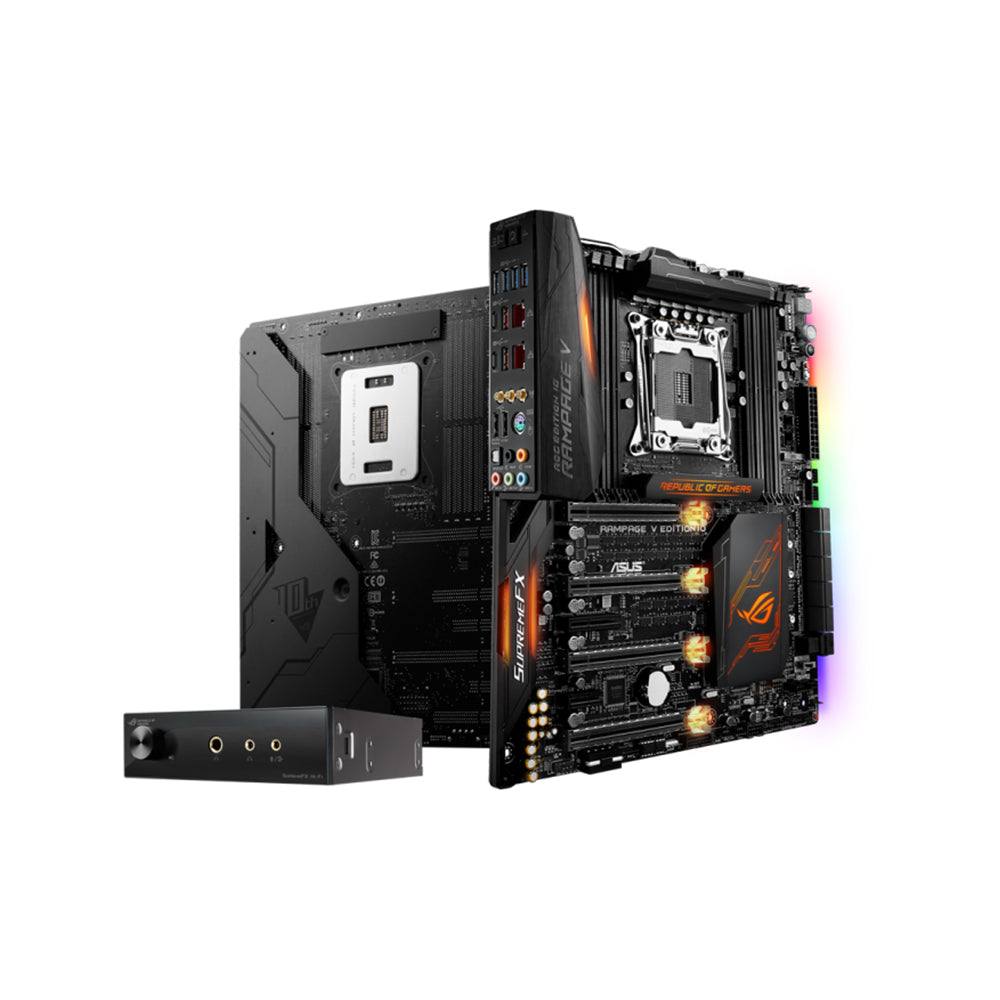 ASUS ROG Rampage V Edition 10 Motherboard - LGA 2011-v3, Intel X99, DDR4, E-ATX