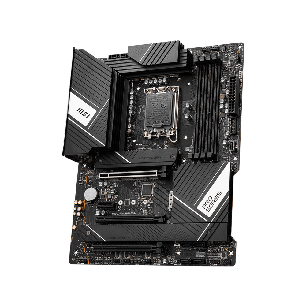 MSI PRO Z790-A WIFI DDR4 Motherboard - LGA 1700, DDR4, PCIe 5.0, ATX