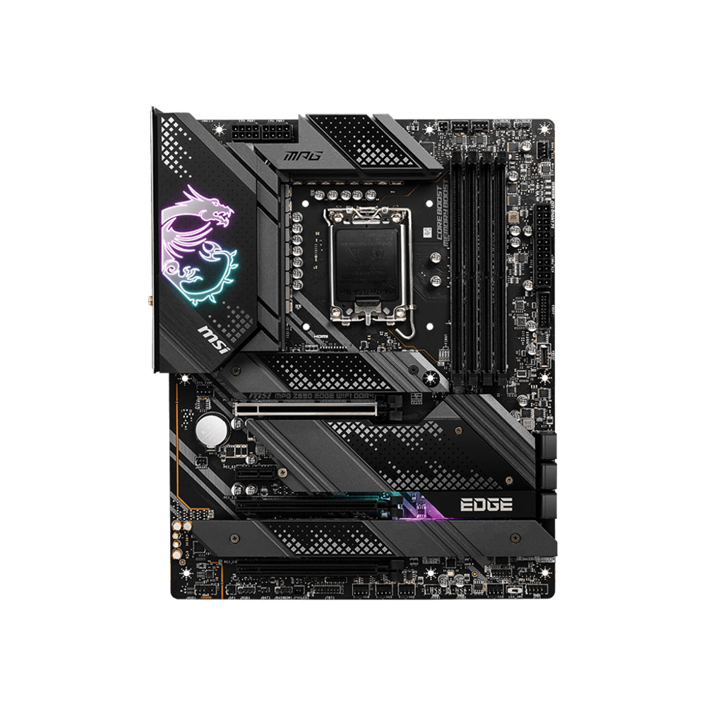 MSI MPG Z690 EDGE WIFI DDR4 Motherboard - LGA 1700, DDR4, PCIe 4.0, ATX