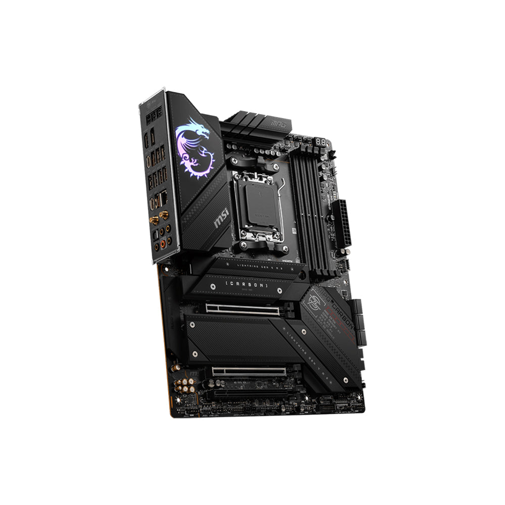 MSI MPG X670E CARBON WIFI Motherboard - AM5, DDR5, PCIe 5.0, ATX